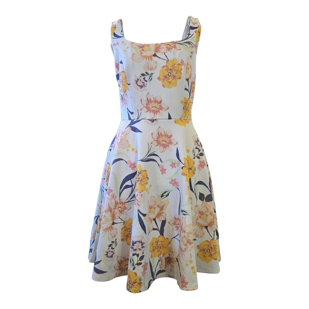 City Studio Juniors Dress Size 3 Fully Lined Floral Spring Dance Church (C-17)